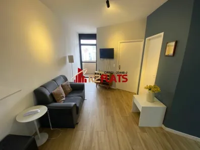 Flat com 1 Quarto para alugar, 37m² no Indianópolis, São Paulo
