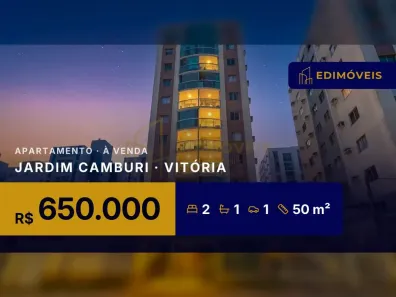 Apartamento com 2 Quartos à venda, 50m² no Jardim Camburi, Vitória