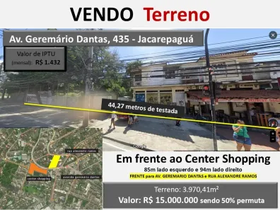 Lote/Terreno à venda, 3970m² no Pechincha, Rio de Janeiro