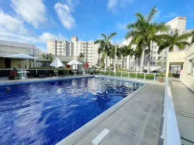 Apartamento com 2 Quartos para alugar, 55m² no Buraquinho, Lauro de Freitas