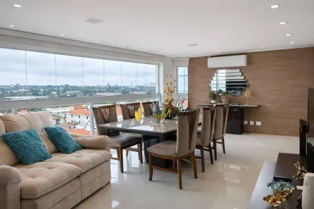Apartamento com 3 Quartos para alugar, 124m² no Jardim São Caetano, São Caetano do Sul
