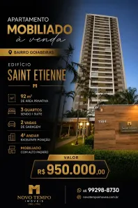 Apartamento com 3 Quartos à venda, 92m² no Goiabeira, Cuiabá
