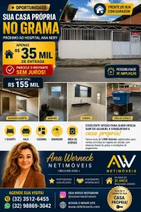 Casa com 1 Quarto à venda, 60m² no Grama, Juiz de Fora