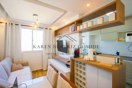 Apartamento com 2 Quartos para alugar, 42m² no Parque São Vicente, Mauá