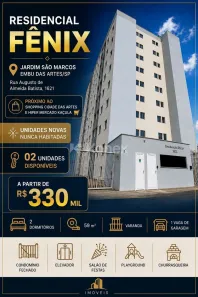 Apartamento com 2 Quartos à venda, 59m² no Jardim São Marcos, Embu das Artes