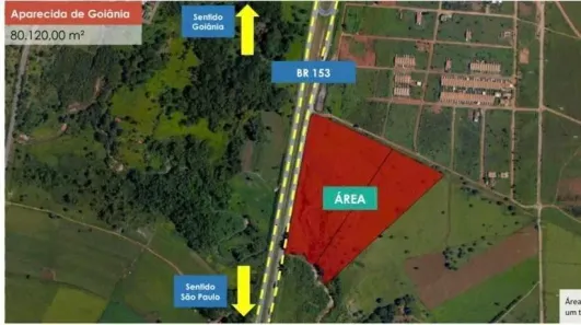 Lote/Terreno à venda, 80120m² no Rosa dos Ventos, Aparecida de Goiânia