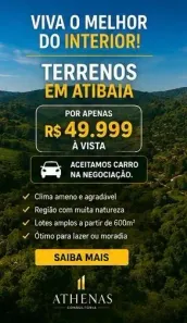 Lote/Terreno à venda, 600m² no Alvinópolis, Atibaia