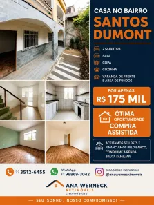 Casa com 2 Quartos à venda, 70m² no Santos Dumont, Juiz de Fora