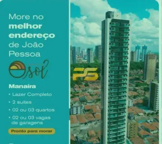 Apartamento com 3 Quartos à venda, 84m² no Manaíra, João Pessoa
