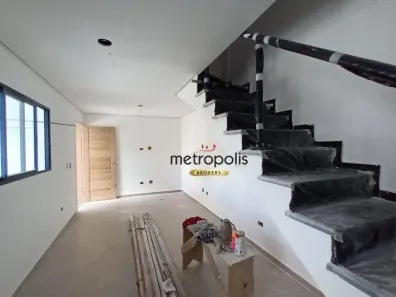 Sobrado com 3 Quartos à venda, 98m² no Vila Scarpelli, Santo André