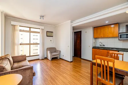 Apartamento com 1 Quarto à venda, 42m² no Centro, Curitiba