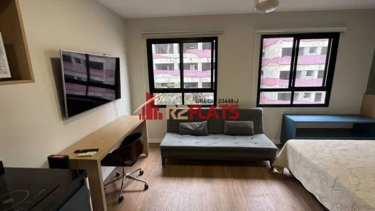 Apartamento com 1 Quarto para alugar, 24m² no Pinheiros, São Paulo