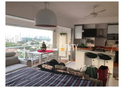 Apartamento com 1 Quarto à venda, 50m² no Cidade Monções, São Paulo