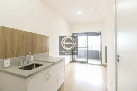 Apartamento com 1 Quarto para alugar, 27m² no Chácara Seis de Outubro, São Paulo