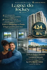Apartamento com 2 Quartos à venda, 55m² no Recreio Ipitanga, Lauro de Freitas