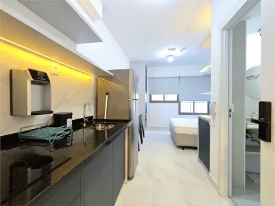 Apartamento com 1 Quarto para venda ou aluguel, 21m² no Paraíso, São Paulo