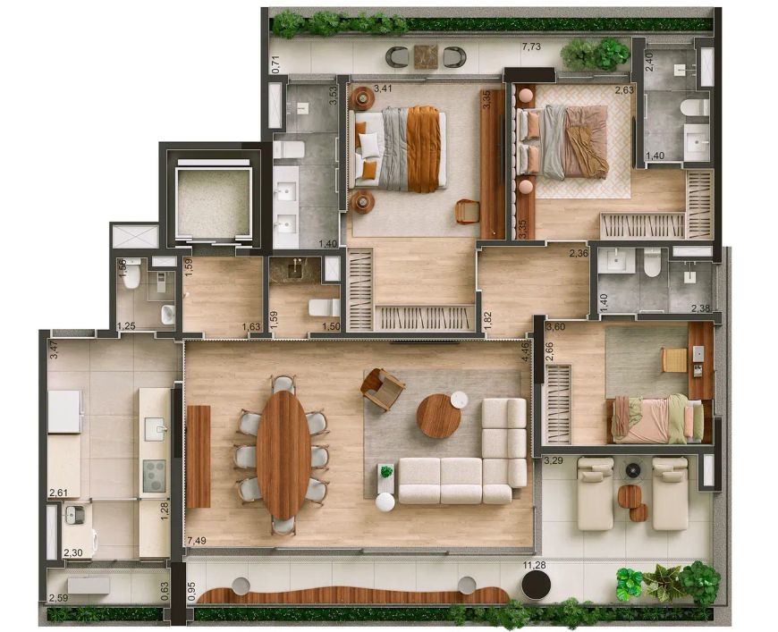 UAPE HIGIENOPOLIS - APARTAMENTOS no Consolação, São Paulo