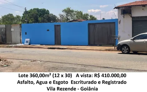 Lote/Terreno à venda, 360m² no Vila Rezende, Goiânia