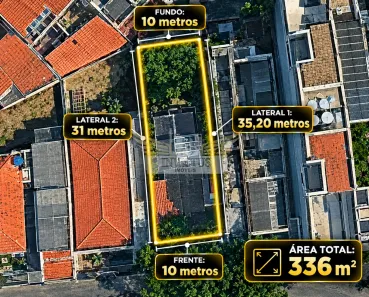 Lote/Terreno à venda, 336m² no Campestre, Santo André