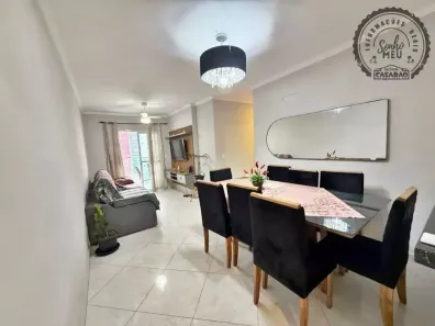 Apartamento com 3 Quartos para alugar, 103m² no Ocian, Praia Grande