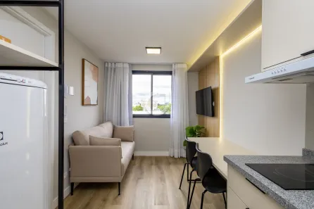 Apartamento com 1 Quarto para alugar, 26m² no Prado Velho, Curitiba