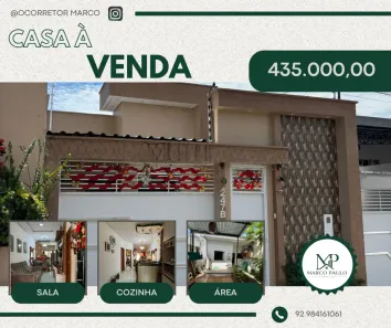 Casa com 2 Quartos à venda, 150m² no Parque 10 de Novembro, Manaus