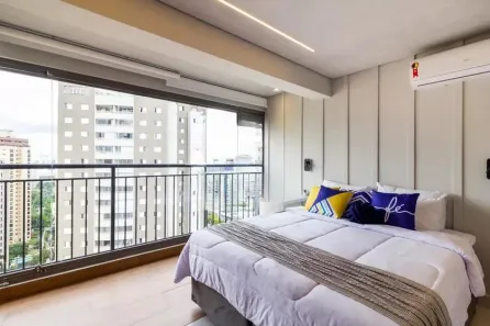 Kitnet com 1 Quarto à venda, 25m² no Indianópolis, São Paulo