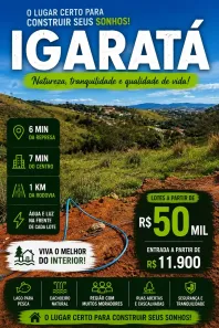 Lote/Terreno à venda, 700m² no , Igaratá
