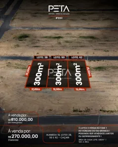 Lote/Terreno à venda, 300m² no Caçari, Boa Vista