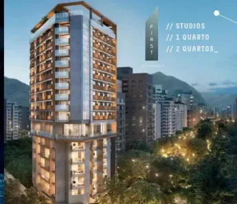 Apartamento com 1 Quarto à venda, 37m² no Humaitá, Rio de Janeiro