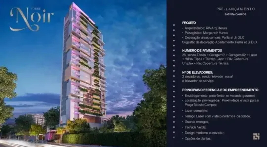 Apartamento com 4 Quartos à venda, 138m² no Batista Campos, Belém