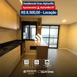 Apartamento com 3 Quartos para alugar, 86m² no Alphagran Alphaville, Barueri