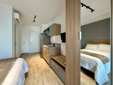 Apartamento com 1 Quarto para alugar, 25m² no Campo Belo, São Paulo