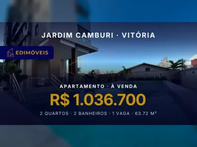 Apartamento com 2 Quartos à venda, 63m² no Jardim Camburi, Vitória