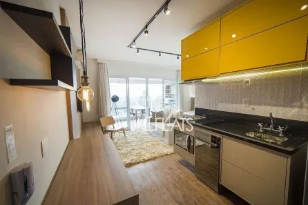 Apartamento com 1 Quarto à venda, 40m² no Cidade Monções, São Paulo