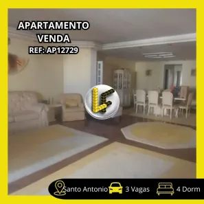 Apartamento com 4 Quartos à venda, 238m² no Santo Antônio, São Caetano do Sul