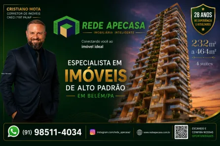 Apartamento com 4 Quartos à venda, 232m² no Umarizal, Belém