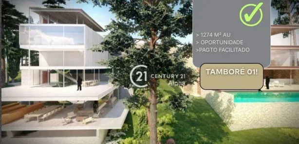 Lote/Terreno à venda, 1274m² no Residencial Tamboré, Barueri