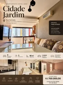 Apartamento com 3 Quartos à venda, 80m² no Candeal, Salvador