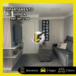 Apartamento com 3 Quartos à venda, 143m² no Barcelona, São Caetano do Sul
