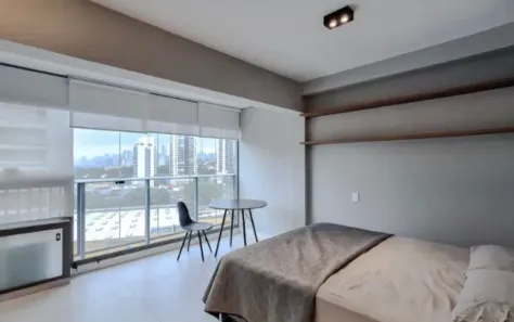 Apartamento com 1 Quarto para alugar, 25m² no Vila Firmiano Pinto, São Paulo