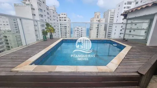 Cobertura com 2 Quartos para alugar, 180m² no Pitangueiras, Guarujá
