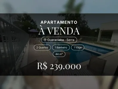 Apartamento com 2 Quartos à venda, 44m² no Guaraciaba, Serra