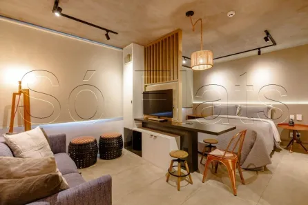 Apartamento com 1 Quarto para alugar, 32m² no Pinheiros, São Paulo