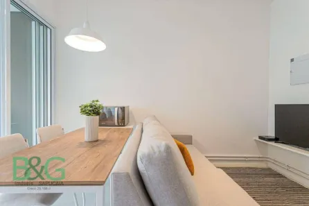 Apartamento com 1 Quarto para alugar, 37m² no Sumaré, São Paulo