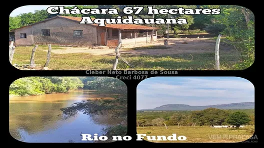 Fazenda/Sítio com 2 Quartos à venda, 670000m² no , Aquidauana