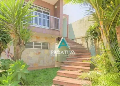 Casa com 4 Quartos para alugar, 397m² no Vila Scarpelli, Santo André