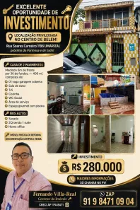 Casa com 3 Quartos à venda, 250m² no Umarizal, Belém