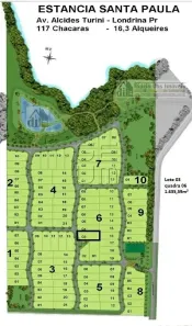 Lote/Terreno à venda, 1720m² no Estância Santa Paula, Londrina