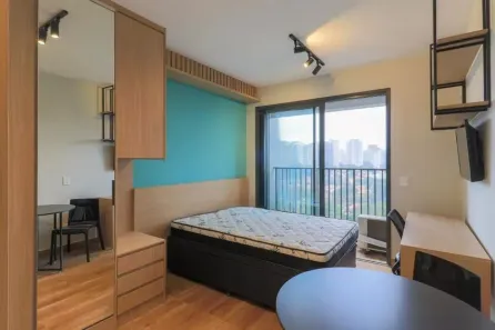 Kitnet com 1 Quarto à venda, 25m² no Brooklin Paulista, São Paulo